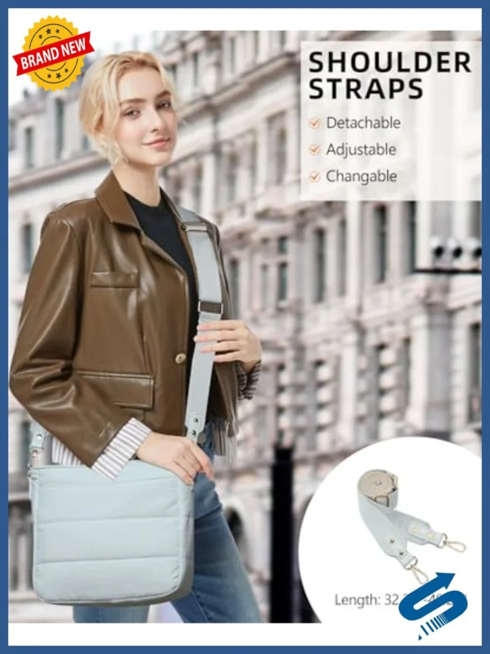 2PCS Puffer Quilted Crossbody Shoulder Hobo Bag Set with Coin Wallet, 2